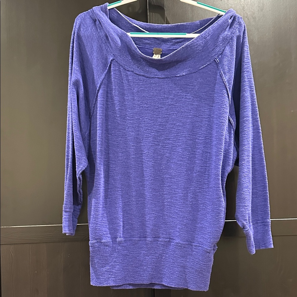 We The Free  Purple Knit Top